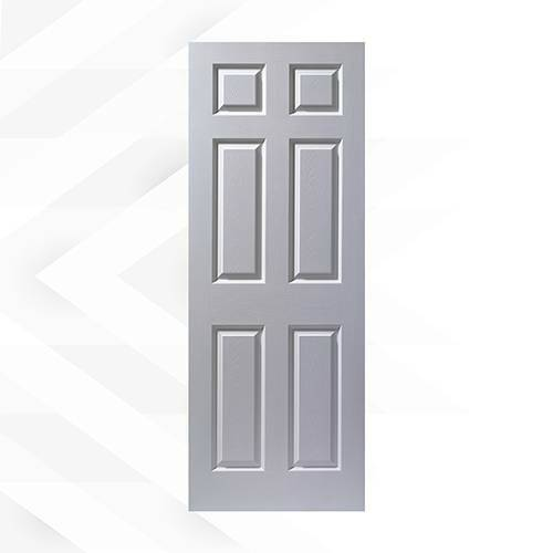 PUERTA COLONIAL 6 TABLEROS 2.10X0.70 METROS BLANCA