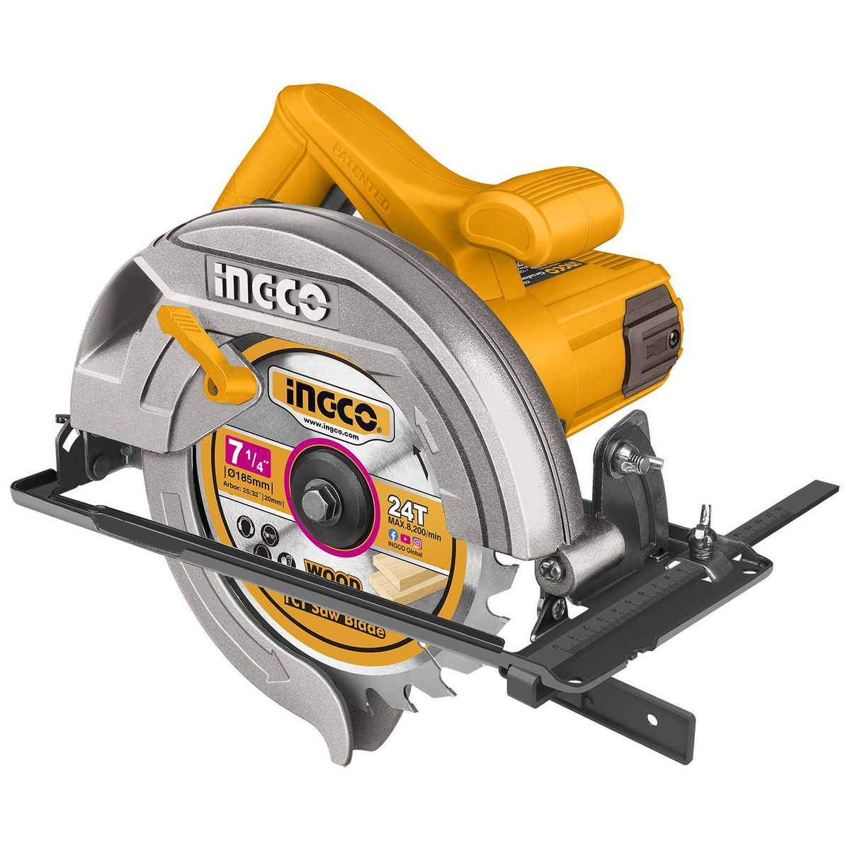 SIERRA CIRCULAR 184.15 MM (7 1/4 PLG) 1200 W INGCO UCS18578