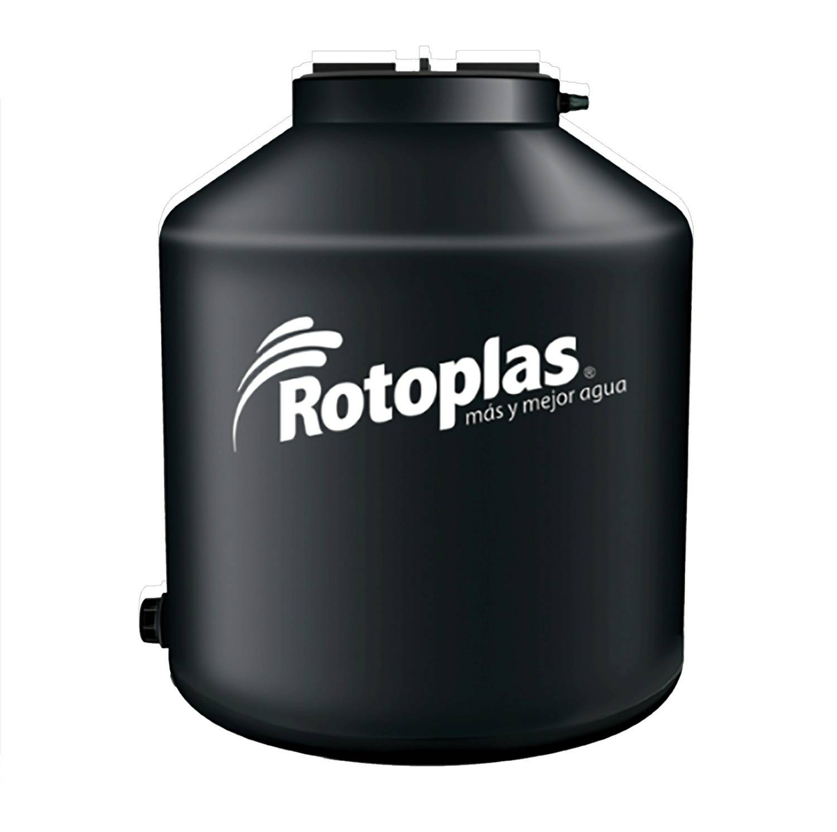 TANQUE BICAPA NEGRO 750 LITROS SUPERFICIAL ROTOPLAS
