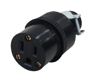 TOMA HEMBRA DE 2P+T 15A 125V CON ABRAZADERA EAGLE 222 UNIDAD