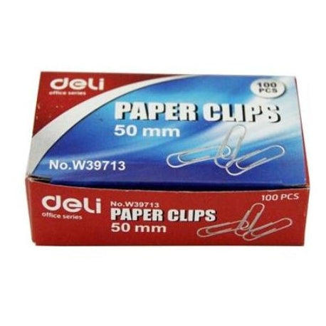 CLIP P/PAPEL PERSILLAS 50MM 100PZAS DELI 39713