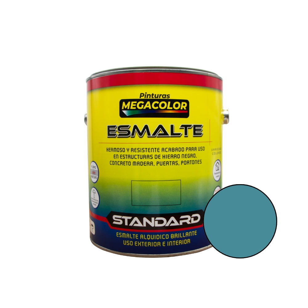 ESMALTE STANDAR MEGACOLOR CELESTE 1/4 0404306-04