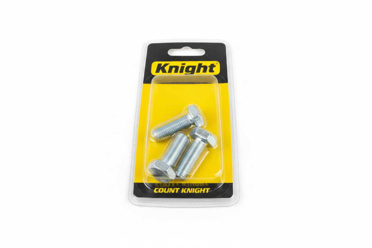SET DE 3 PERNOS HEXAGONAL GALVANIZADOS M10X30MM KNIGHT