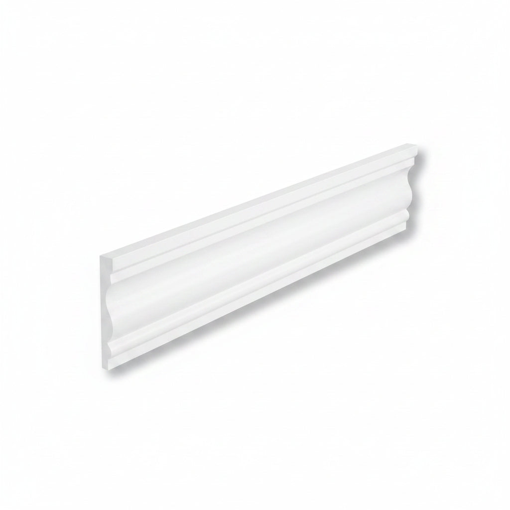 MOLDURA PVC PARA PARED 6CM X 240CM UNIDAD