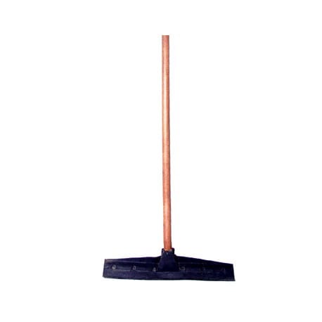 ESCURRIDOR HULE NEGRO CON MANGO MADERA 42CM BARREMAX ALI35KIT