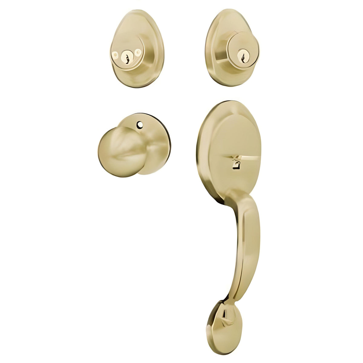 CERRADURA YALE ENTRADA LLAVE-LLAVE PLATEADO WALES 8987