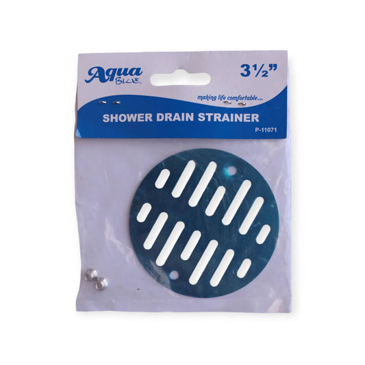 REJILLA PARA DESAGUE DE BAÑO 3 1/2PLS AQUA BLUE P-11071