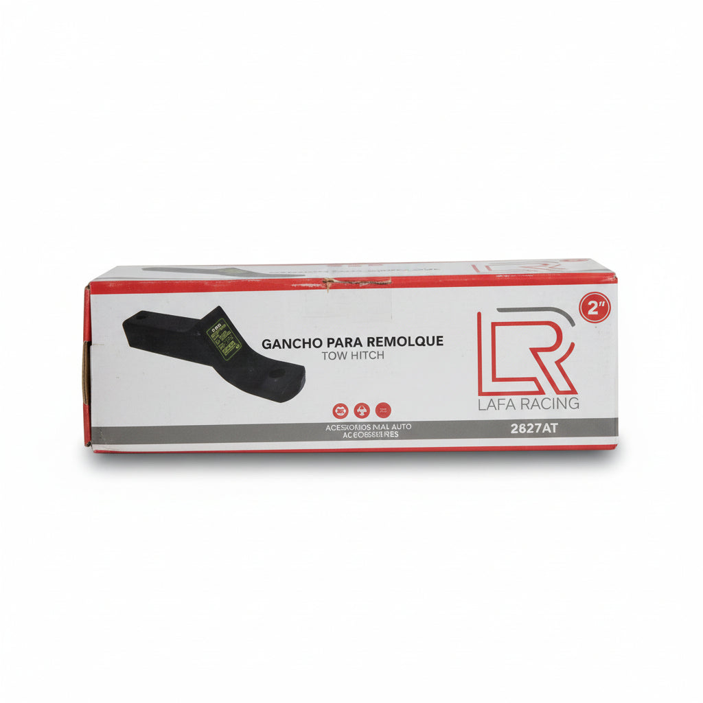 GANCHO PARA REMOLQUE NEGRO 12PLG PIN 1PLG MAX.500LBS LAFA RACING 2827AT
