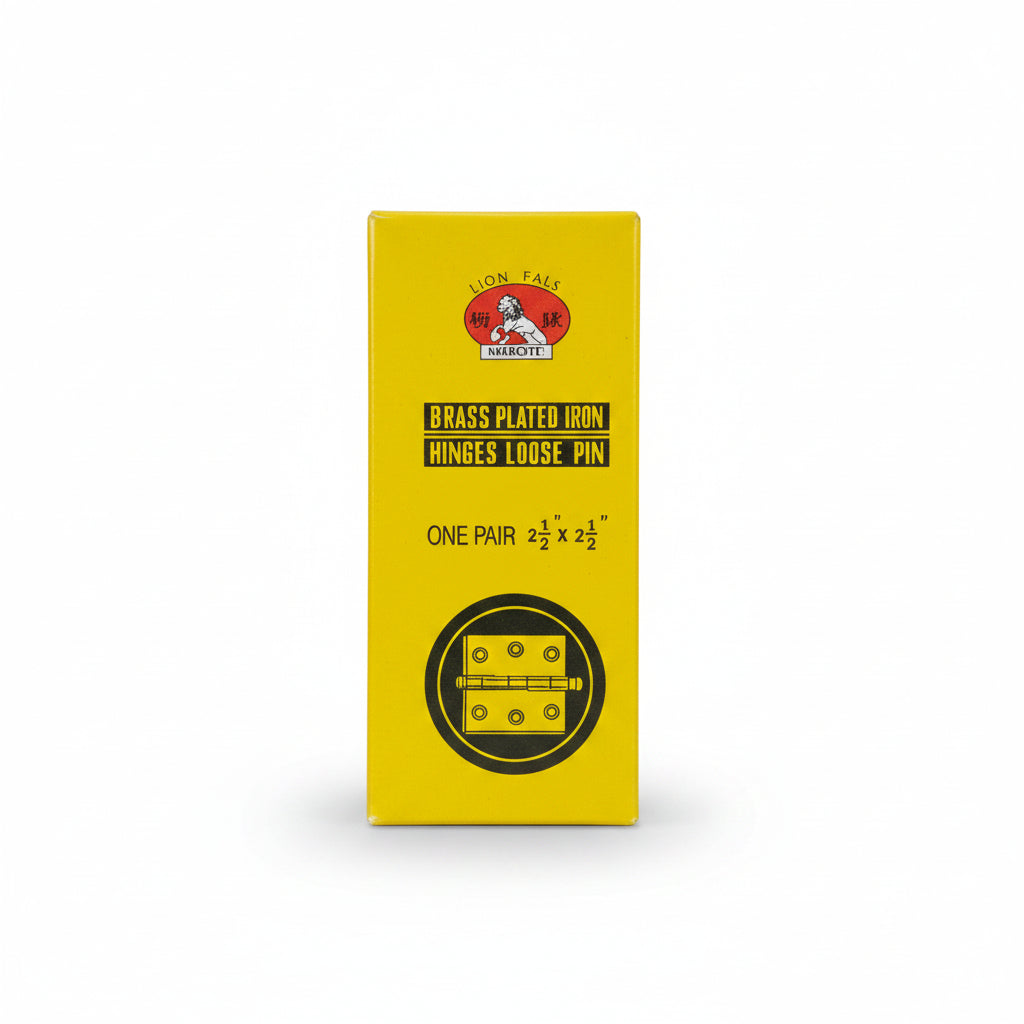 BISAGRA DORADA DE 2.5PLG F-115 LION BALL
