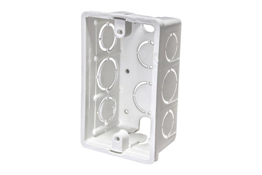 CAJA PVC RECTANGULAR GRIS/BLANCA