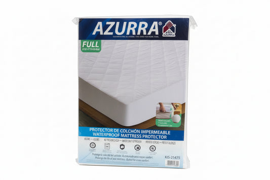 PROTECTOR DE COLCHON IMPERMIABLE FULL AZURRA KIS-25475
