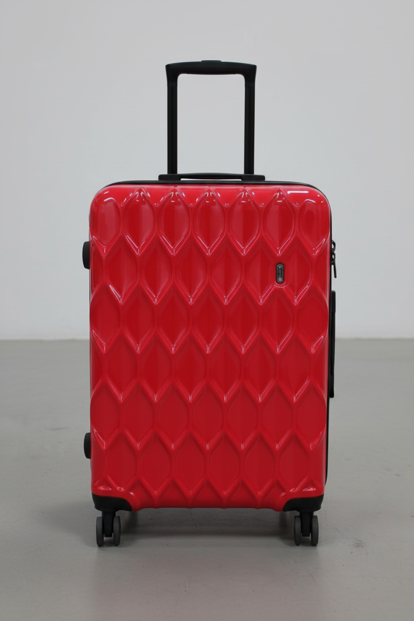 MALETA PLASTICO DIAMANTADA CHALLENGER TRAVELFOOF 24 PLG 8023B