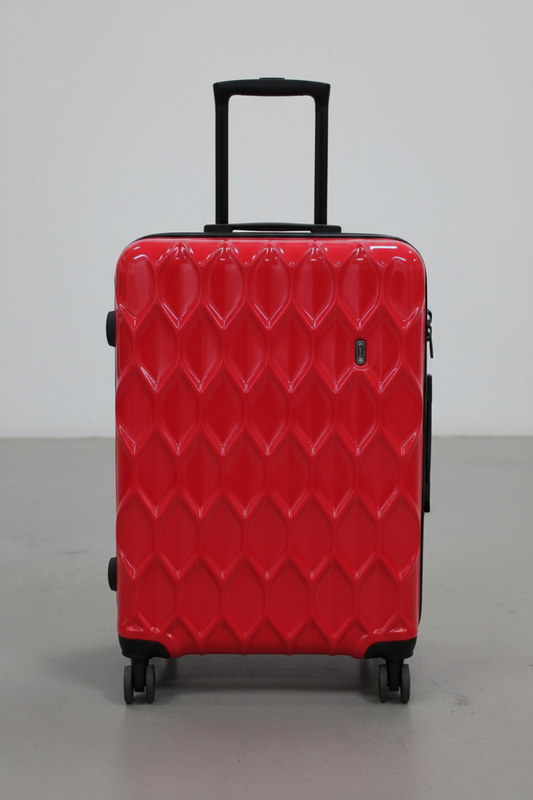 MALETA PLASTICO DIAMANTADA CHALLENGER TRAVELFOOF 24 PLG 8023B