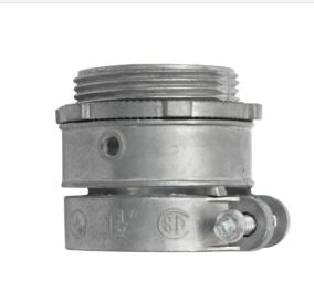 CONECTOR RECTO PARA CORAZA GALVANIZADA BX 1/2 PLG