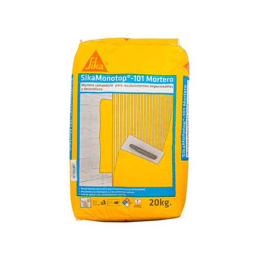 SIKA MONOTOP 101 GRIS 20 KG MORTERO