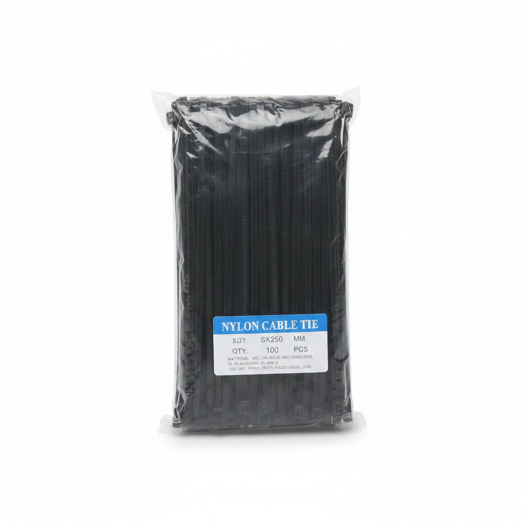 CINCHO PLASTICO 5X25 CM 100 PZAS BOLSA