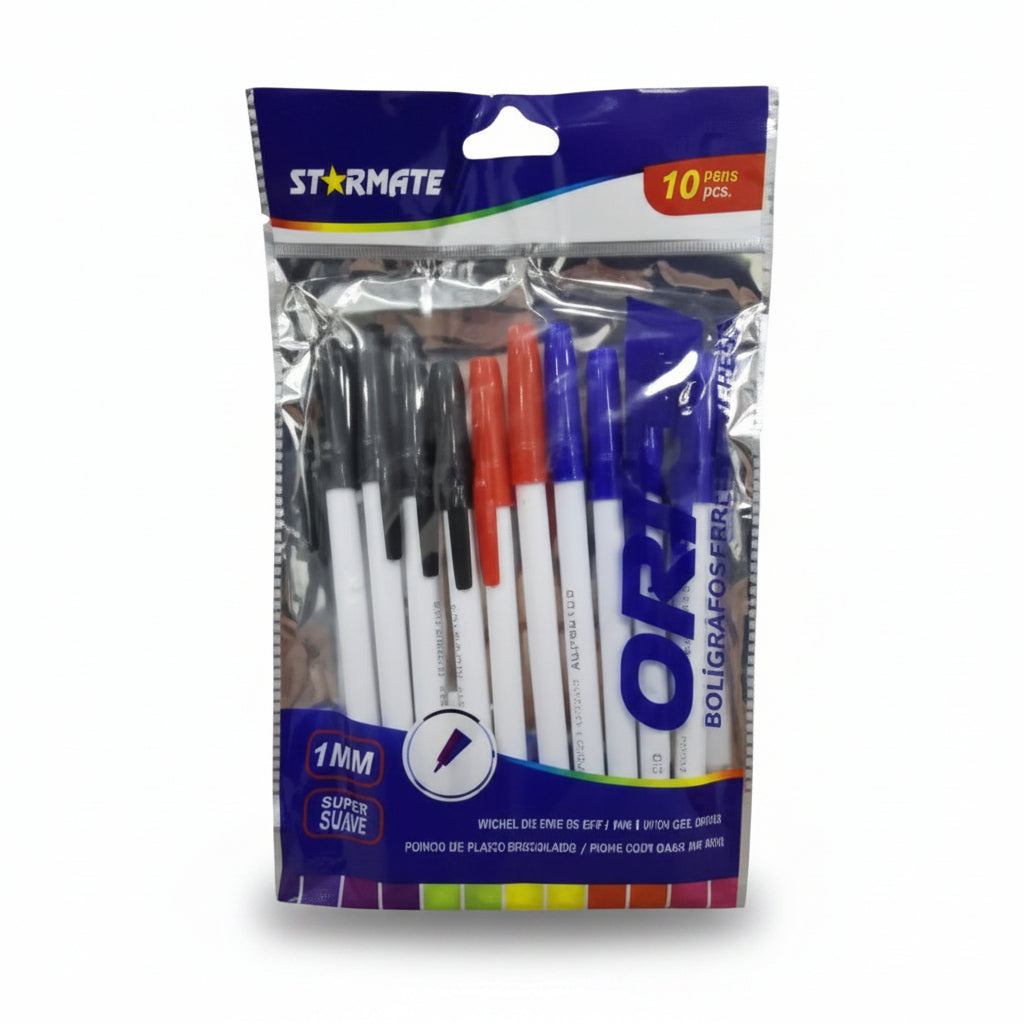 SET DE BOLIGRAFO SURTIDO 10PCS  STR-4010