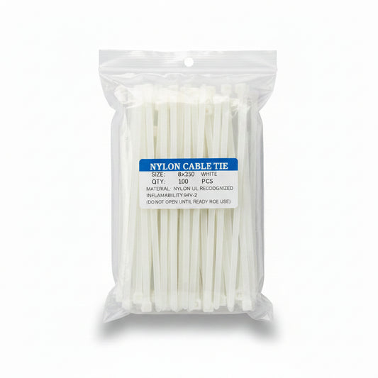 CINCHO PLASTICO 8X25 CM 100 PZAS BOLSA