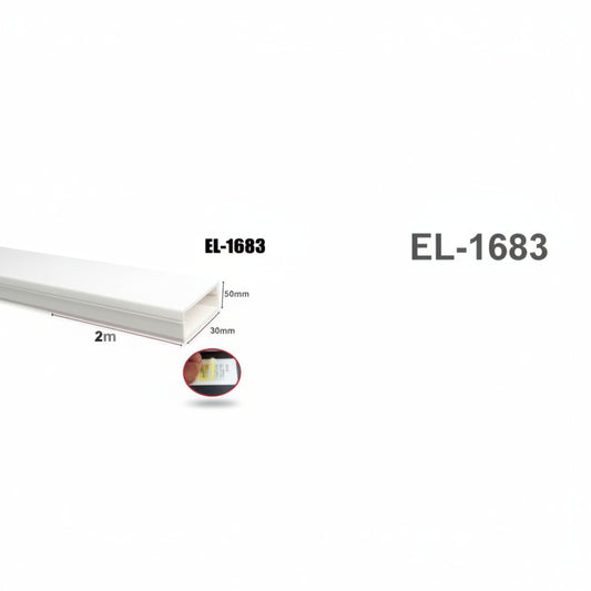 CANALETA PARA CABLES 2MTS 1 1/4PLG HUNTER EL-1683