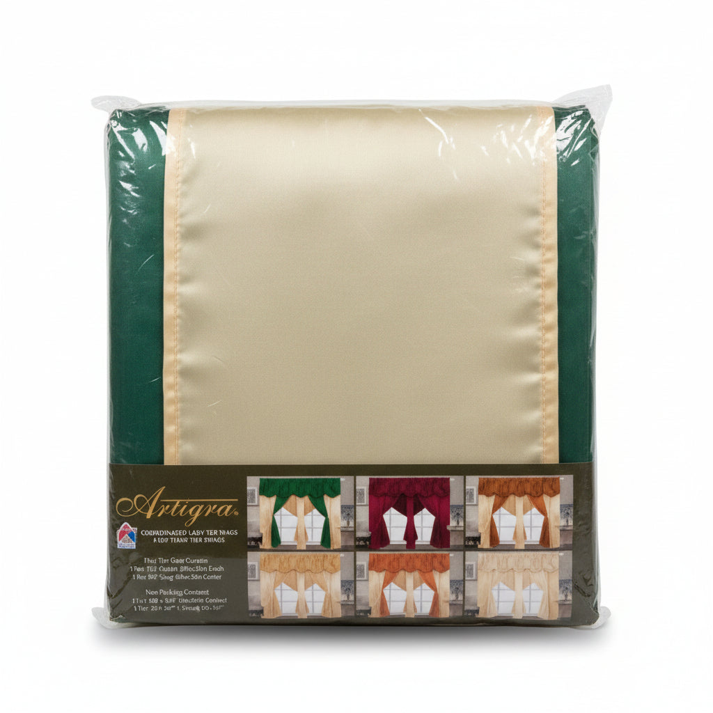 SET DE CORTINA DOBLE 120X90 PLG SURTIDO KIS-3576