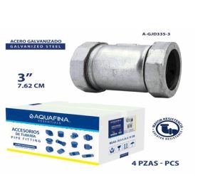 JUNTA RAPIDA GALVANIZADA DE 3 PLG AQUA FINA A-GJD335-3