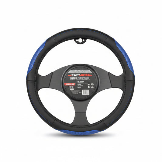 FORRO PARA TIMON NEGRO/AZUL LAFA RACING LF-4213-NAZ