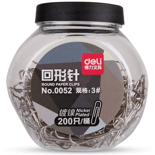 CLIP P/PAPEL 29MM 200PZS DELI 0052
