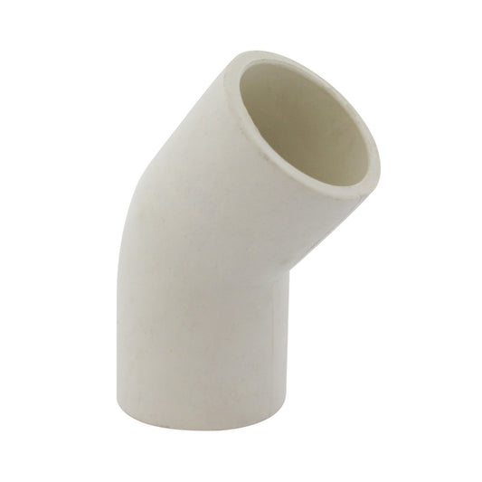 CODO PVC LISO DE 3/4X45 PLG