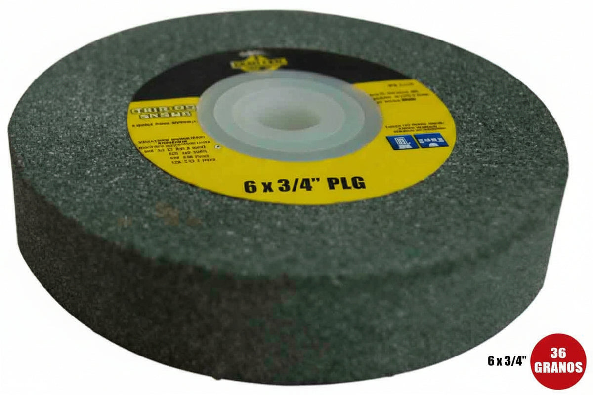 DISCO HUNTER DE PIEDRA PARA DESBASTAR DE 6X3/4 PLG GRANO 36 PT-1147