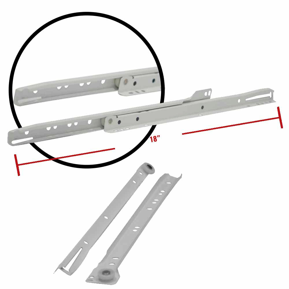 RIEL PARA GAVETA BLANCO, 16PLG HUNTER, F-1378