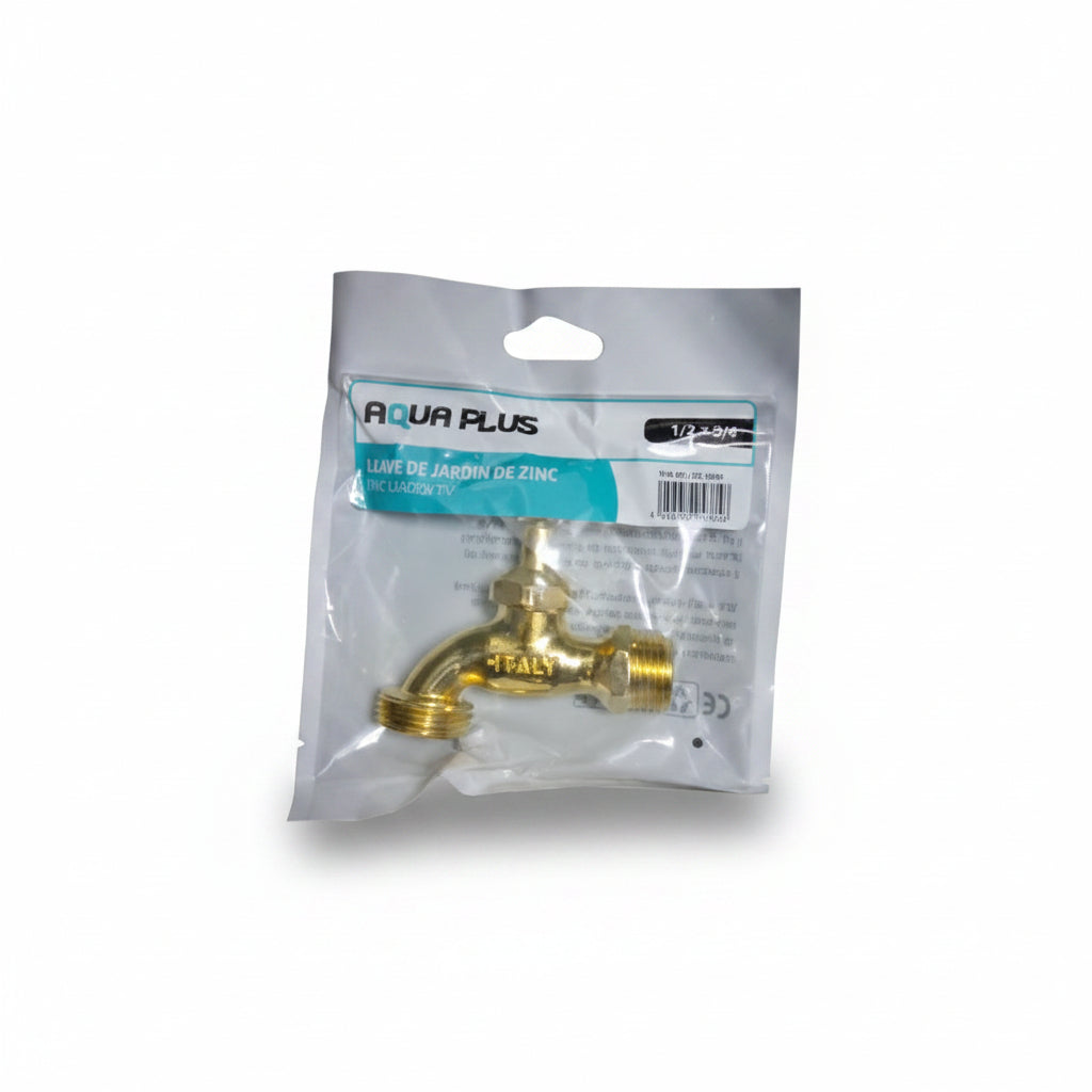 LLAVE MARIPOSA BRONCE PARA CHORRO DE 3/4X1/2 PLG SZZ110BBS/150 AQUA PLUS