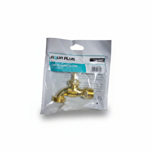 LLAVE MARIPOSA BRONCE PARA CHORRO DE 3/4X1/2 PLG SZZ110BBS/150 AQUA PLUS
