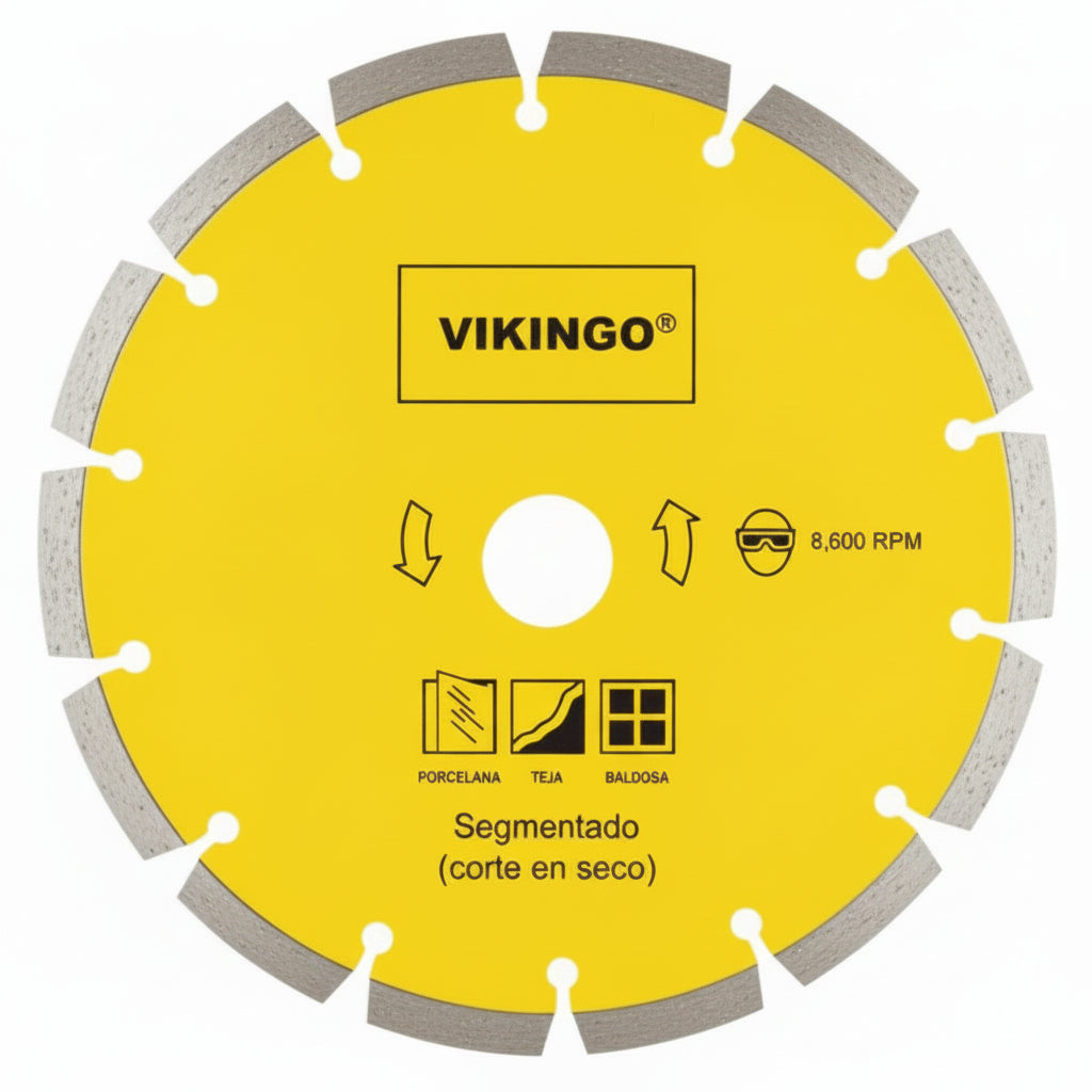 DISCO VIKINGO DIAMANTADO SEGMENTADO DE 9 PLG AT-271
