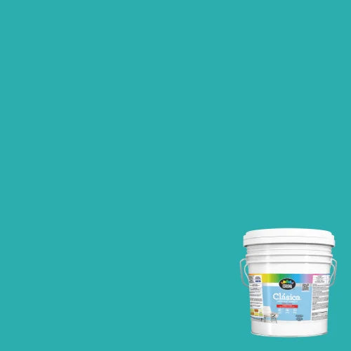CUBETA CLASICA LATEX OASIS TURQUESA CORONA 10022-0112-05