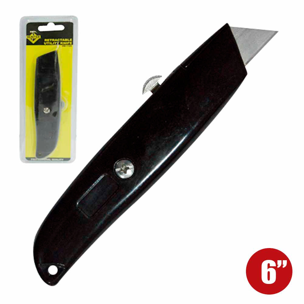 CUCHILLA CON HOJA RETRACTABLE, HUNTER, HM-1184
