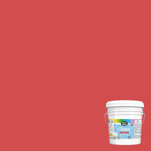 CUBETA CLASICA LATEX ROJO FRESA  CORONA 10022-0037-05