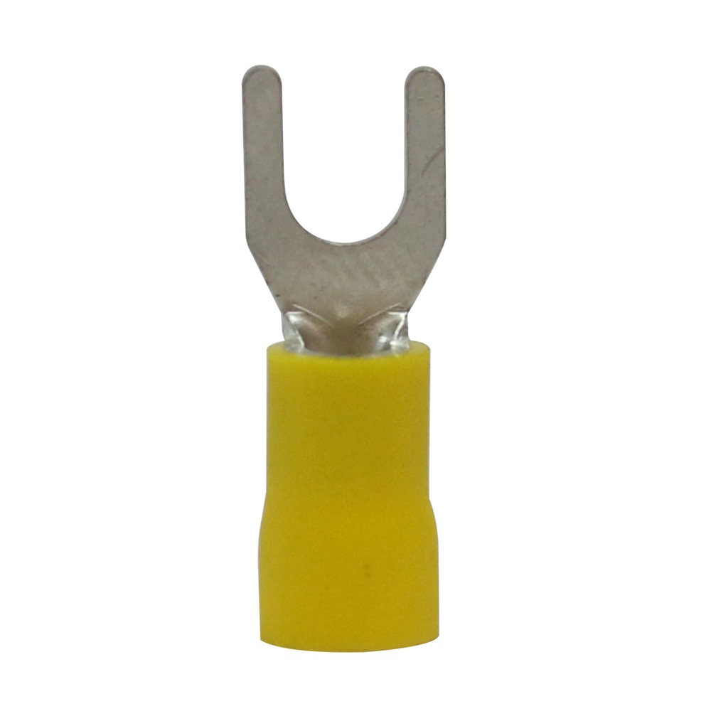 TERMINAL OJO ABIERTO CABLE 12-10 AWG 26.7 mm x 4.3 mm CON AISLAMIENTO AMARILLO