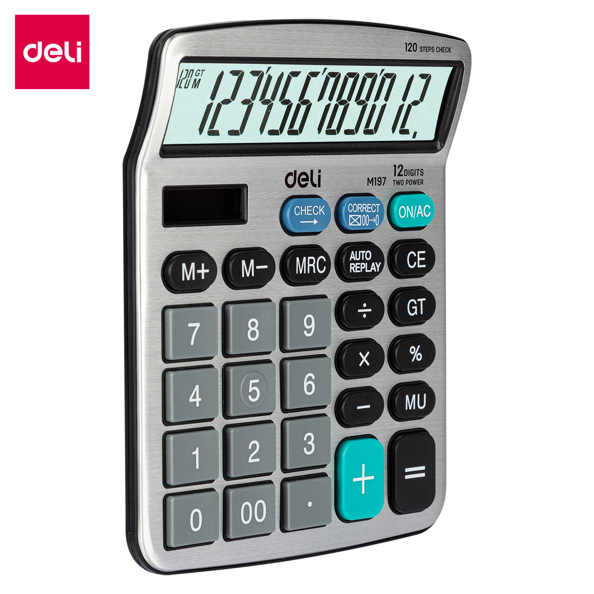 CALCULADORA 12 DIGITOS DOBLE POTENCIA CLASIC M19710