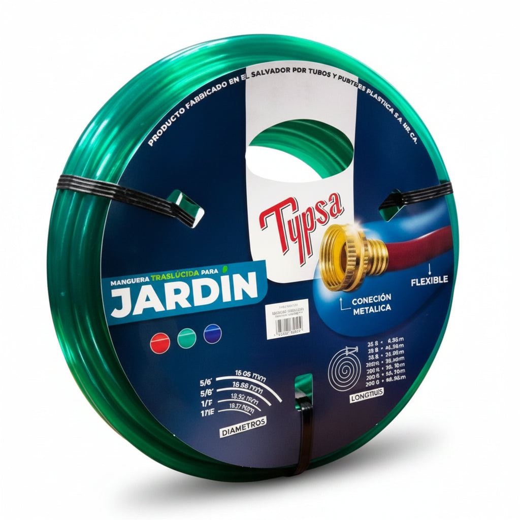 MANGUERA TRASLUCIDA 1/2plgX45METROS TYPSA 011742