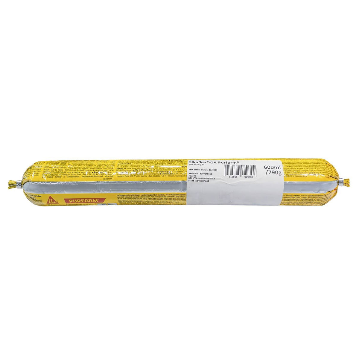 SIKAFLEX-1 PURFORM GRIS SALCHICHA 600ML