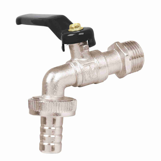 LLAVE DE PALANCA NIQUELADO PARA CHORRO DE 3/4X1/2 PLG VIKINGO