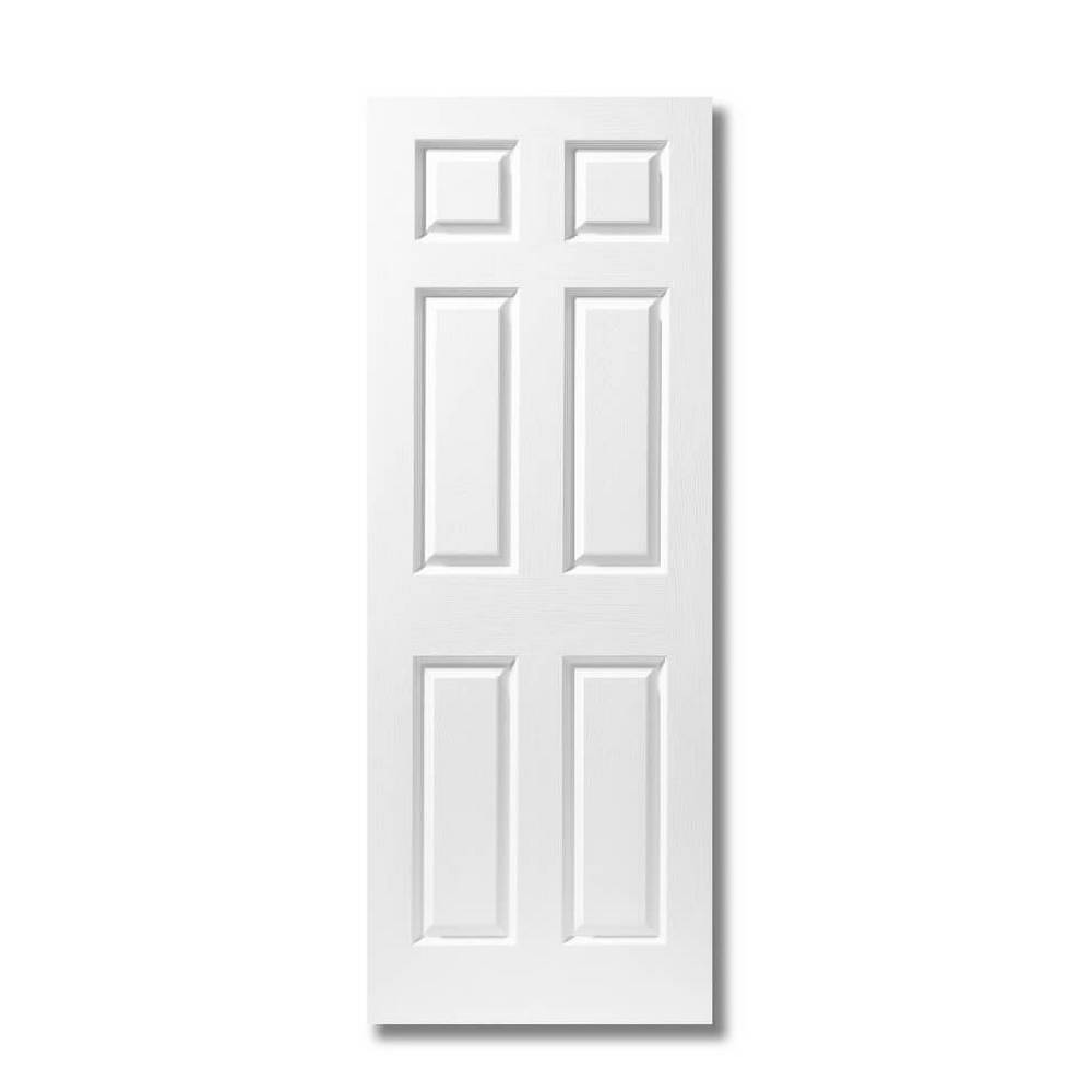 PUERTA COLONIAL 6 TABLEROS 2.10X0.99 METROS BLANCA