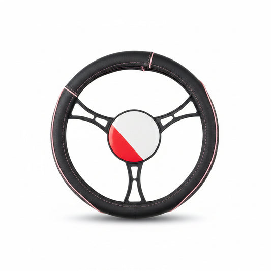 FORRO PARA TIMON NEGRO/ROSADO LAFA RACING LF-4148-NROS
