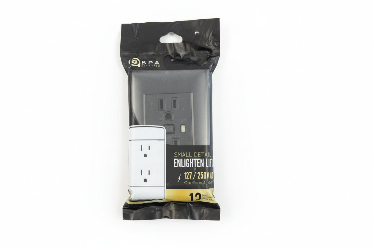 TOMA GFCI NEGRO BPA CT00023NG