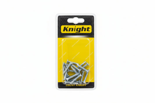 SET DE TORNILLO PUNTA BROCA  GALVANIZADO DE 8X1 1/2 PLG CABEZA PLANA