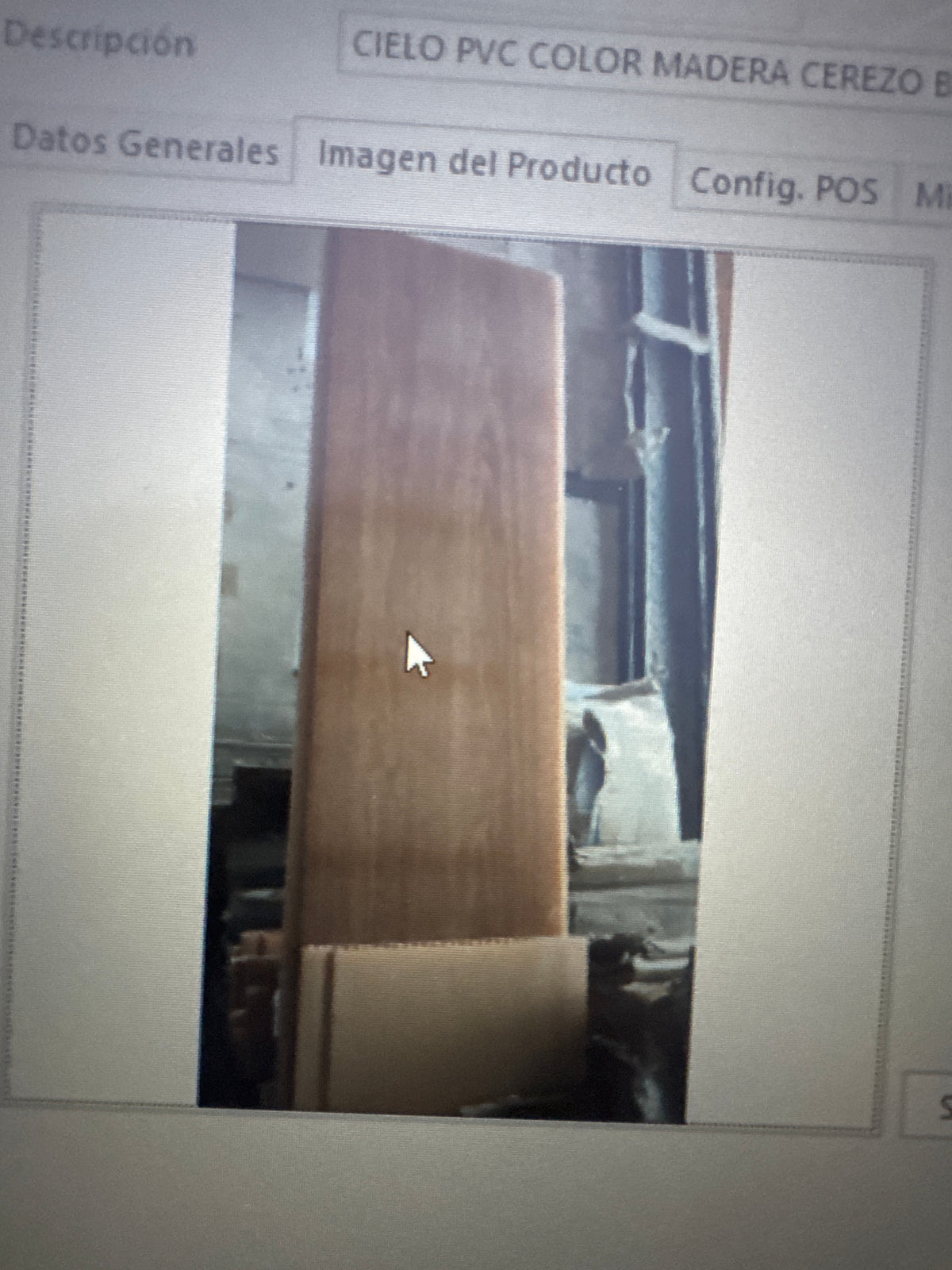 CIELO PVC COLOR MADERA CEREZO BRILLANTE 20CMX6MTRS DS-H033 PIEZA