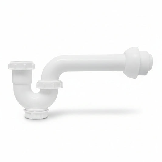 TRAMPA PVC EN ´´S´´ AL PISO DE 1 1/2PLS AQUA BLUE P-11096