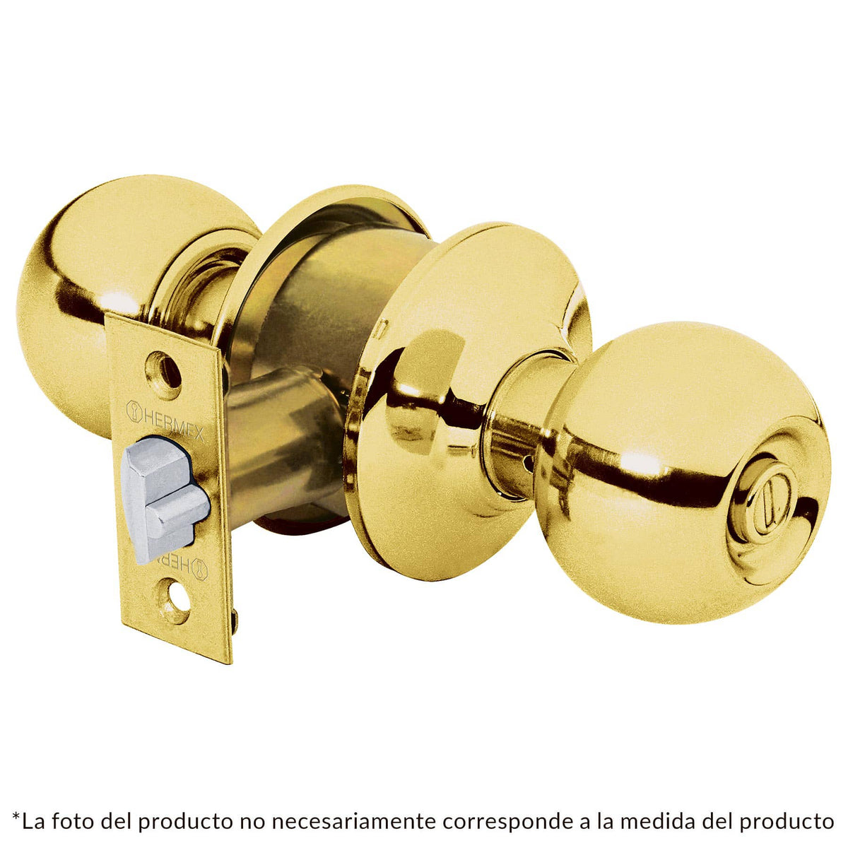 CERRADURA DE POMO CROMO BRILLANTE HUNTER CE-1075