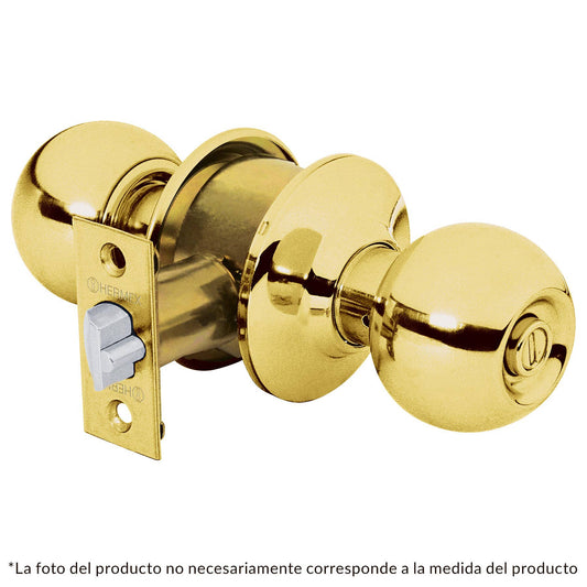 CERRADURA DE POMO CROMO BRILLANTE HUNTER CE-1075