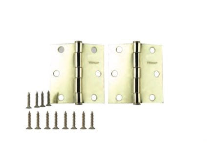 BISAGRA DE HIERRO LATONADA 3X3PLG LION BALL MT05640 PAR